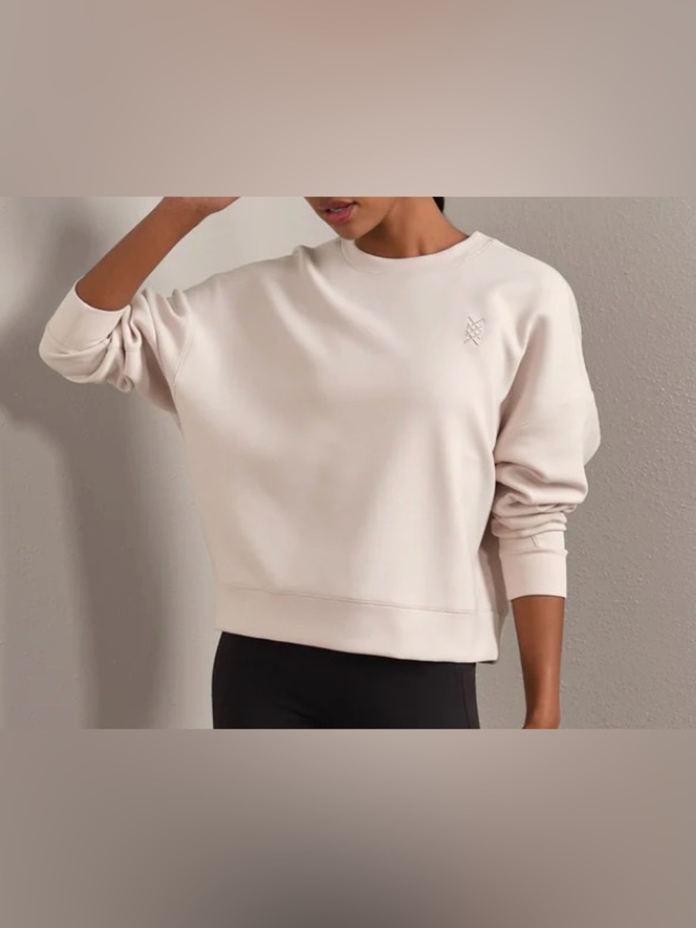 Rhône DreamGlow Crew Neck | Color: Sand | size: XS